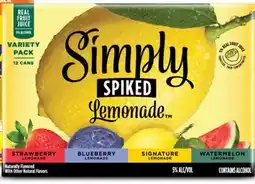 Target Simply Spiked & 12-pk. hard drinks offer
