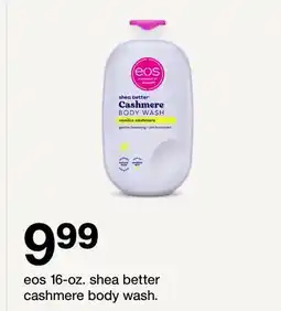 Target eos 16-oz. shea better cashmere body wash offer