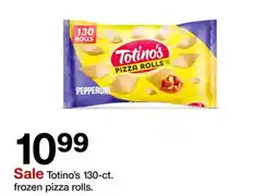 Target Totino's 130-ct. frozen pizza rolls offer