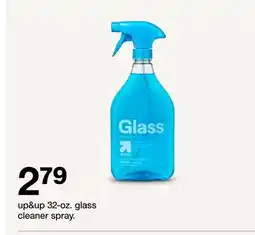 Target up&up 32-oz. glass cleaner spray offer