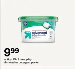 Target Up & up 43-ct. everyday dishwasher detergent packs offer