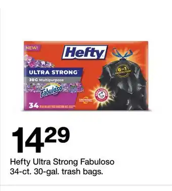 Target Hefty Ultra Strong Fabuloso offer