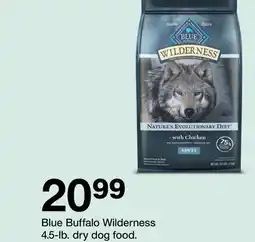 Target Blue Buffalo Wilderness 4.5-lb. dry dog food offer