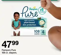Target Pampers Pure 108-ct. diapers offer