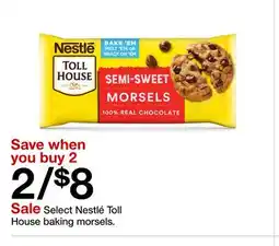 Target Select Nestlé Toll House baking morsels offer