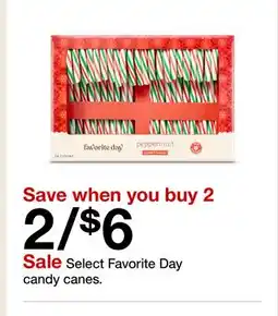 Target Select Favorite Day candy canes offer