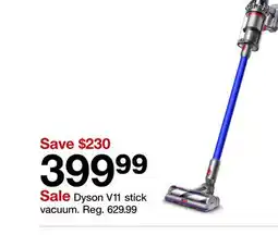 Target Dyson V11 stick vacuum offer
