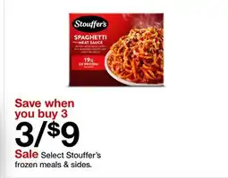 Target Select Stouffer's frozen meals & sides offer