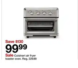 Target Cuisinart air fryer toaster oven offer
