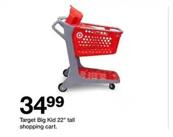 Target Target Big Kid 22 tall shopping cart offer