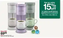 Target Keurig K-Mini Go K-Cup single-serve coffee maker offer