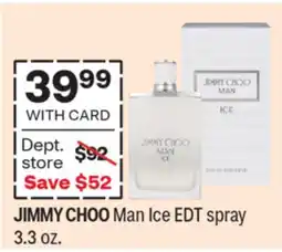 CVS JIMMY CHOO Man Ice EDT spray offer