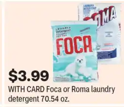 CVS Foca or Roma laundry detergent offer
