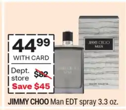 CVS JIMMY CHOO Man EDT spray offer