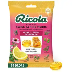 Walgreens Echinacea Cough Drops Honey Lemon offer