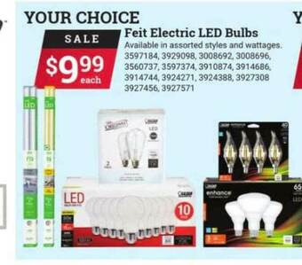Ace Hardware Feit Electric Led Bulbs offer