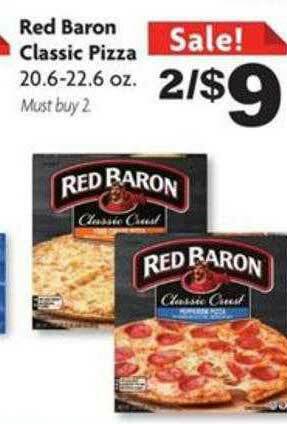 Family Dollar Red Baron Classic Pizza offer