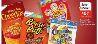 Family Dollar General Mills Cereal offer