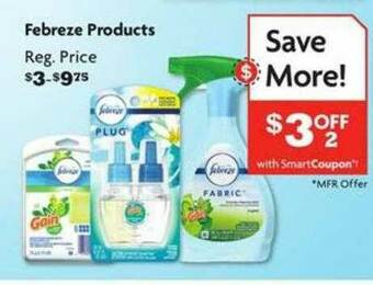 Family Dollar Febreze Products offer