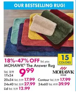 Boscov's MOHAWK The Answer Rug offer