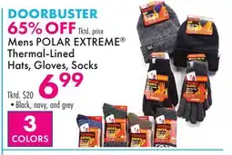 Boscov's Mens POLAR EXTREME Thermal-Lined Hats, Gloves, Socks offer