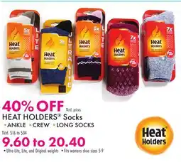 Boscov's HEAT HOLDERS Socks offer