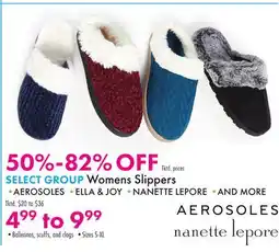 Boscov's SELECT GROUP Womens Slippers offer