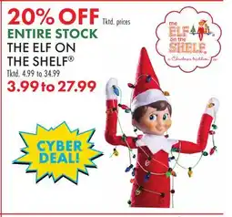 Boscov's STOCK THE ELF ON THE SHELF offer