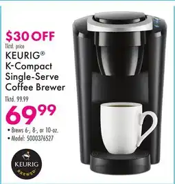 Boscov's KEURIG K-Compact Single-Serve Coffee Brewer offer