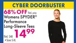 Boscov's Womens SPYDER Performance Long-Sleeve Tees offer
