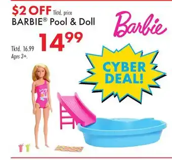 Boscov's BARBIE Pool & Doll offer