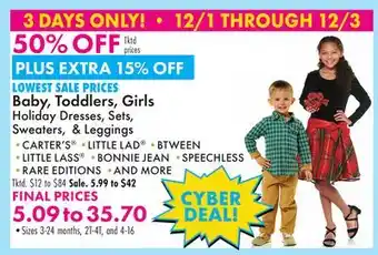 Boscov's Baby, Toddlers, Girls offer