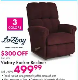 Boscov's Victory Rocker Recliner offer