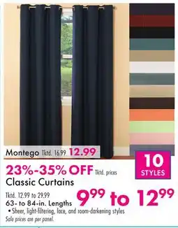 Boscov's Classic Curtains offer