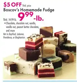 Boscov's Boscov's Homemade Fudge offer
