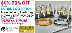 Boscov's ENTIRE COLLECTION Mens Jewelry Featuring NOVA STAR FORGED offer