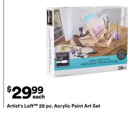 Michaels Artist's Loft 28 pc. Acrylic Paint Art Set offer