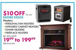 Boscov's ENTIRE STOCK Heaters offer
