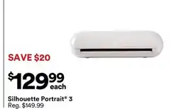 Michaels Silhouette Portrait offer