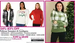 Boscov's Pullover Sweaters & Cardigans offer
