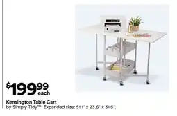 Michaels Kensington Table Cart by Simply Tidy offer