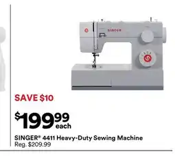 Michaels SINGER 4411 Heavy-Duty Sewing Machine offer