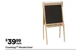 Michaels Creatology Wooden easel offer