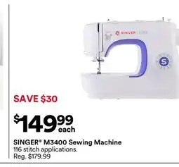 Michaels SINGer m3400 Sewing machine offer