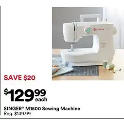 Michaels SINGer m1500 Sewing machine offer