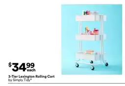 Michaels 3-Tier Lexington rolling Cart by Simply Tidy offer