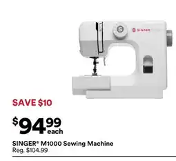 Michaels SINGer m1000 Sewing machine offer