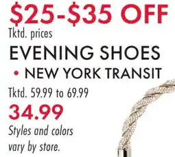 Boscov's EVENING SHOES offer