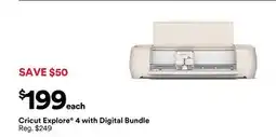 Michaels Cricut explore 4 with Digital Bundle offer