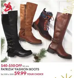 Boscov's PATRIZIA FASHION BOOTS offer